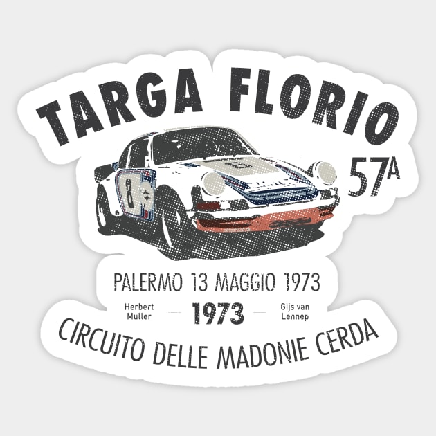 Targa Florio 1973 Sticker by peterdials